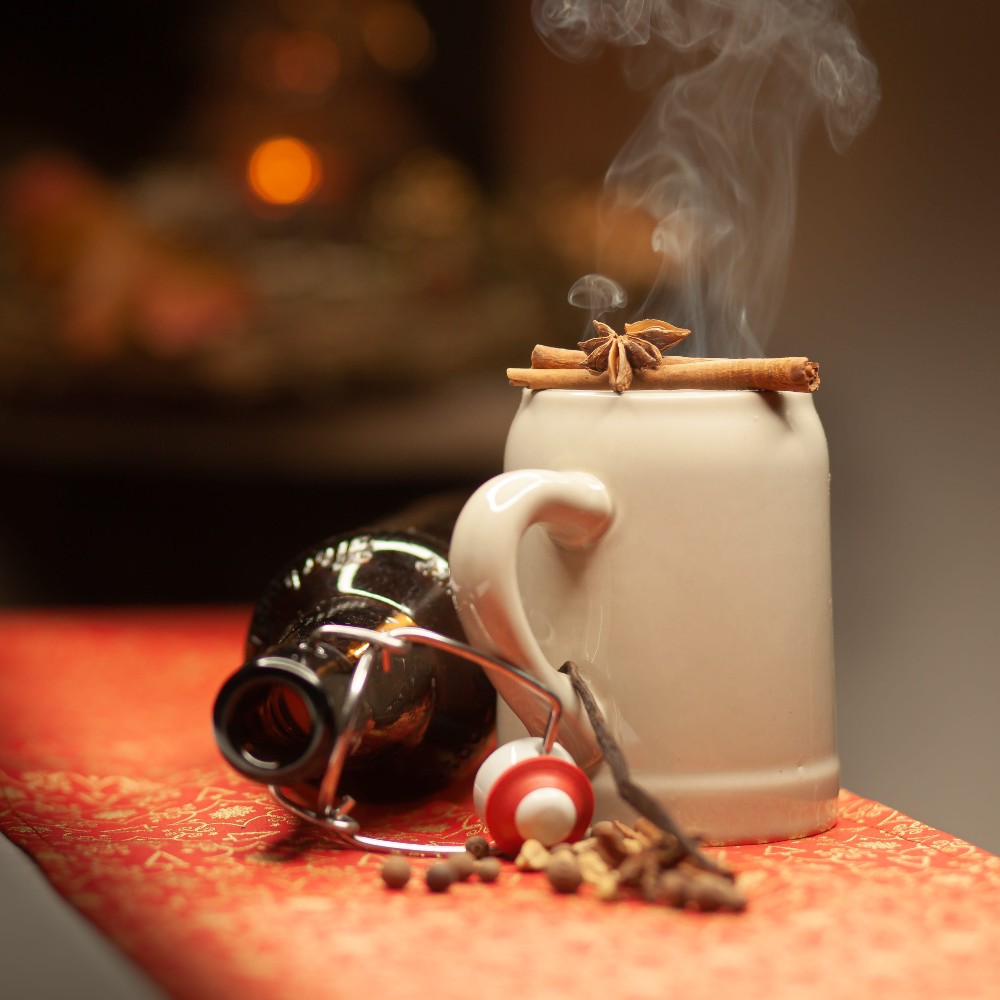 Repas de Noël à la bière